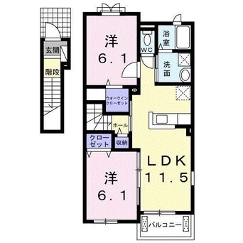 間取図 シティ　フォレスト米ノ城Ａ