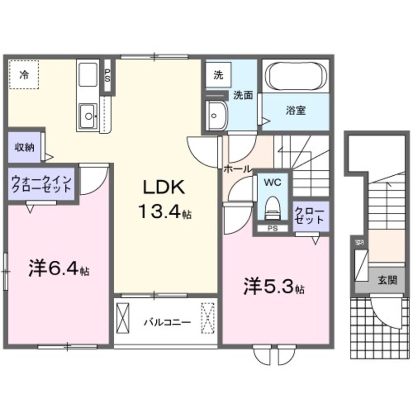 間取図 セレナヴィータIII