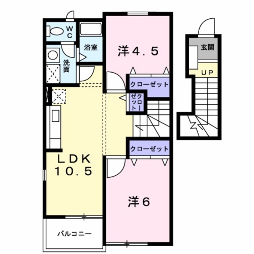 間取図 リバーパーク２