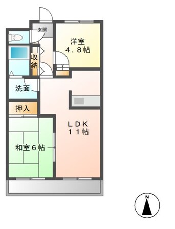 間取図 レインボーヒルズ