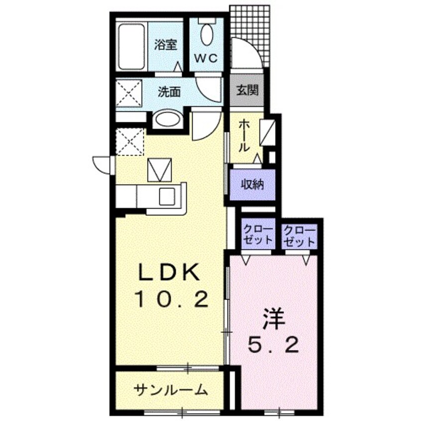 間取図 フレッサ