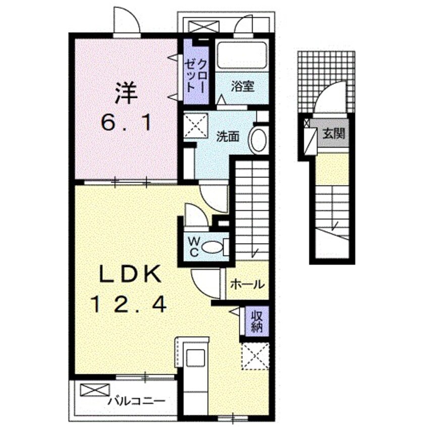 間取図 フレッサ