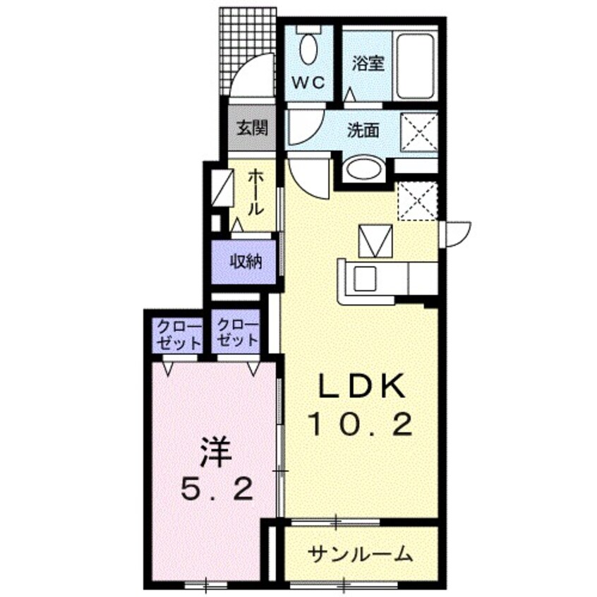 間取図 フレッサ