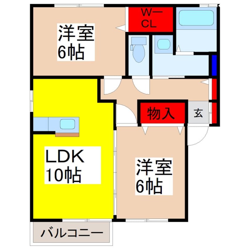 間取図 メディエートプラザ守谷百合ヶ丘