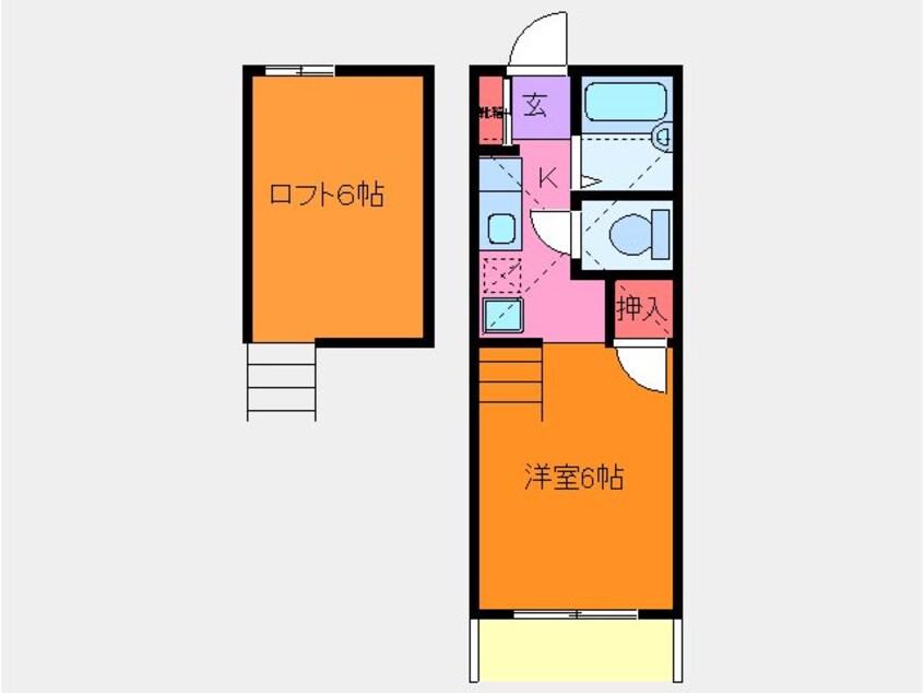 間取図 ピアランス佐貫