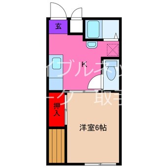 間取図 コーポひまわり