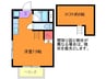 ウッディパレス並木 1Rの間取り