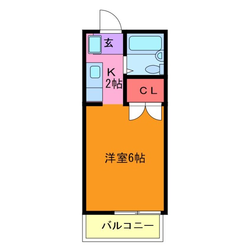 間取図 第一　岡田コーポ