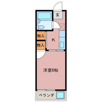 間取図 エクセル岩間A