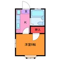 Kコーポの間取図
