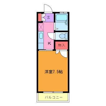 間取図 コーポラピュタ