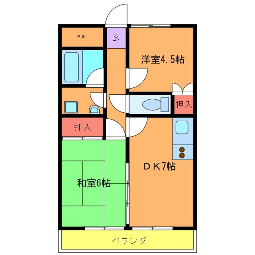 間取図 白山ビル