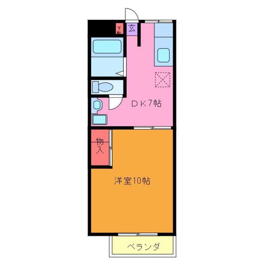 間取図 寺田ハイツ