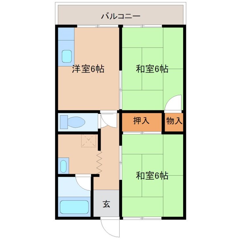 間取図 サンハイツ遠の森