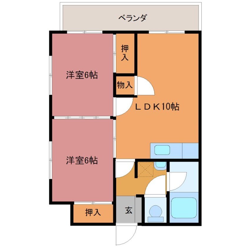 間取図 サンハイツ遠の森