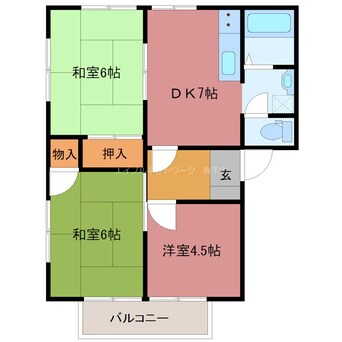 間取図 CASAグランデ