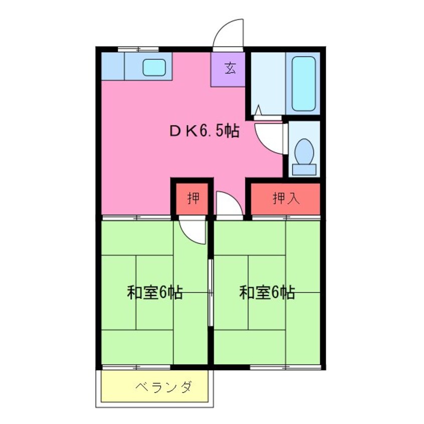 間取図 ファミーユさがら