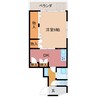 アールヒルズ取手 1DKの間取り