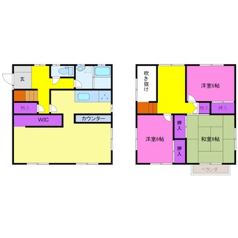 間取図 新町6丁目レジデンス