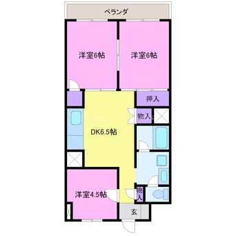 間取図 松戸インペリアル