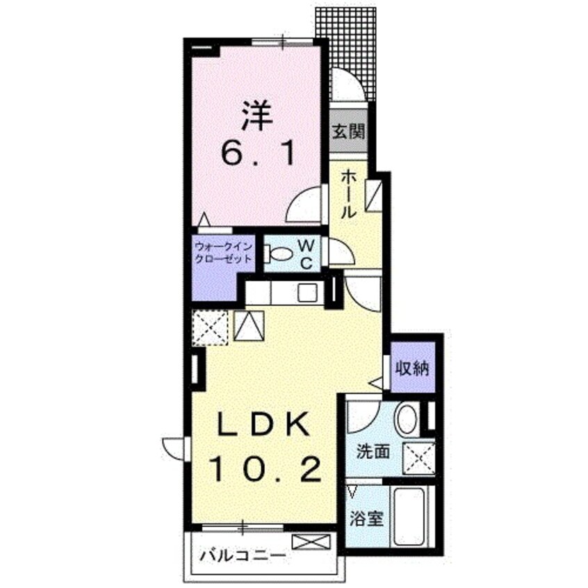 間取図 パーク・ヒルズ利根　四番館