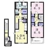 コフレッタ 2LDKの間取り