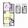 オリンピア 1LDKの間取り