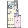 ノーブルＣ 1LDKの間取り