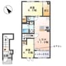 ノイエプルーシア 2LDKの間取り