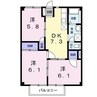 パークハイツ平台Ａ 3DKの間取り
