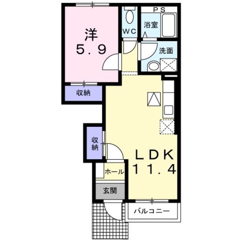 間取図 アイビーハイツ
