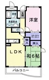 グランセレッソ　六番館 2LDKの間取り