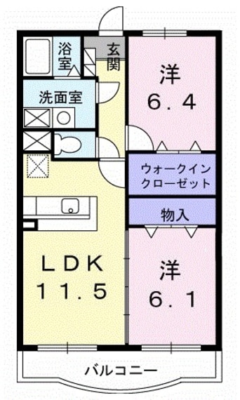 間取図 ルーチェ・デル・ソーレ