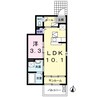 エスポワール柴崎台 1LDKの間取り