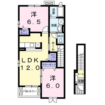 間取図 レジデンスさくら台Ｅ
