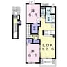 バレリアン　II 2LDKの間取り