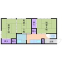 井野戸建貸家の間取図