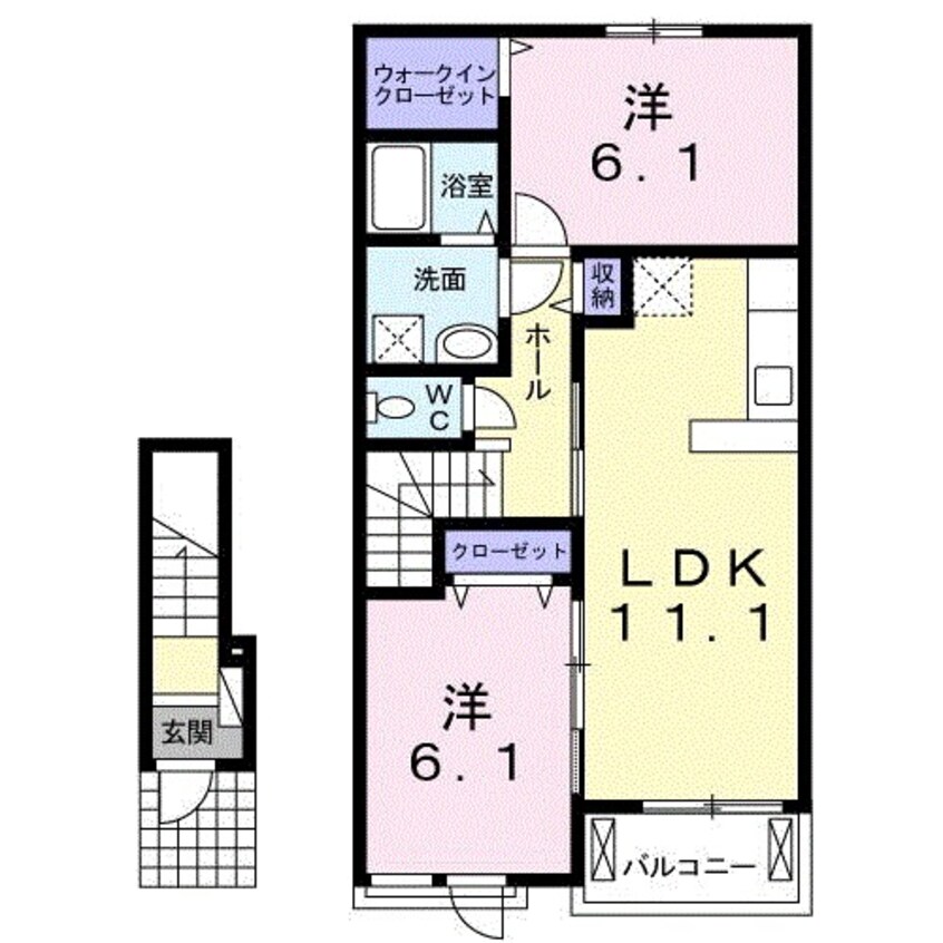 間取図 エレガンシアI