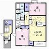アネックス 2LDKの間取り