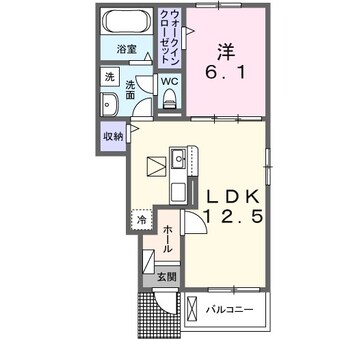 間取図 パークヒルズ利根六番館