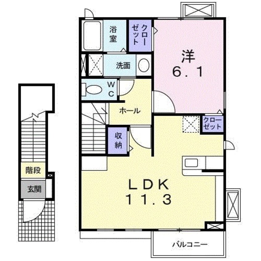間取図 アイ・ライク・ホーム