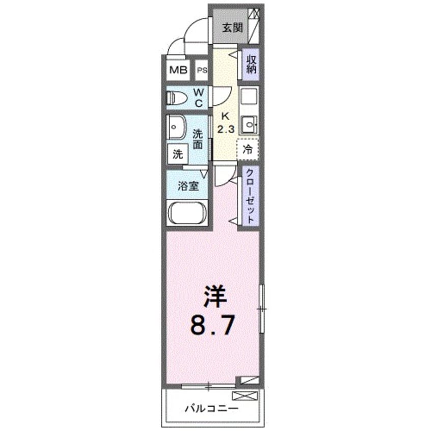 間取図 フォレスト佐貫