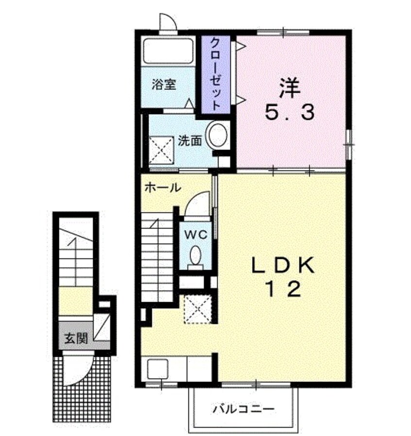 間取図 コート・ダジュール川余郷　III