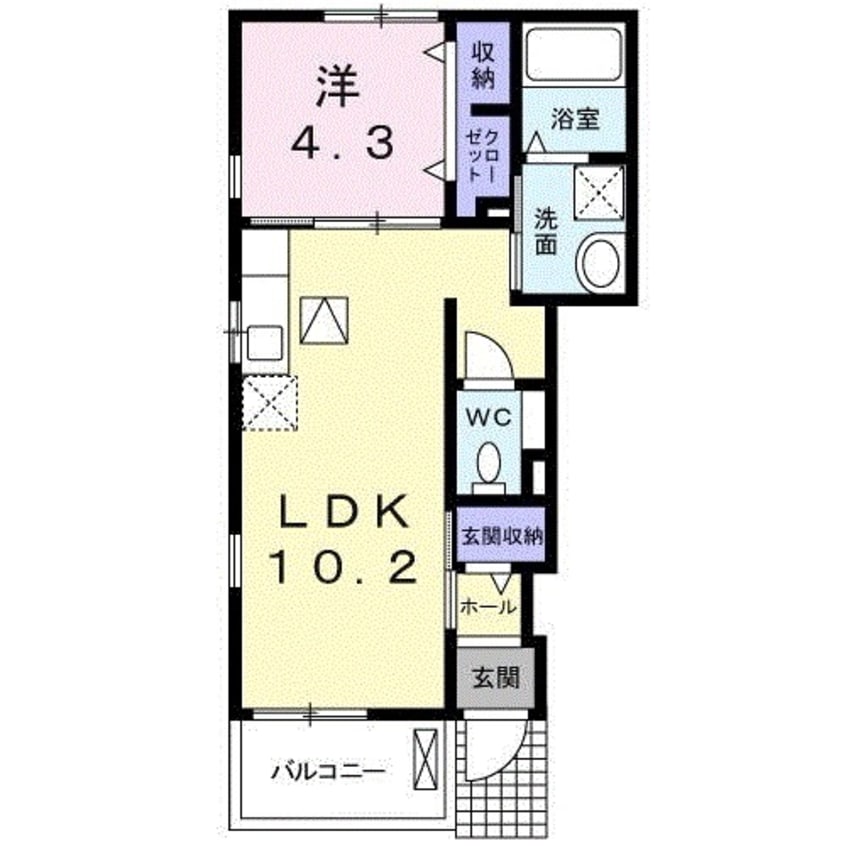 間取図 ルーエ　II
