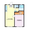 宮沢ハイツ 1LDKの間取り