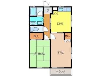 間取図 サニーハイツ日暮II