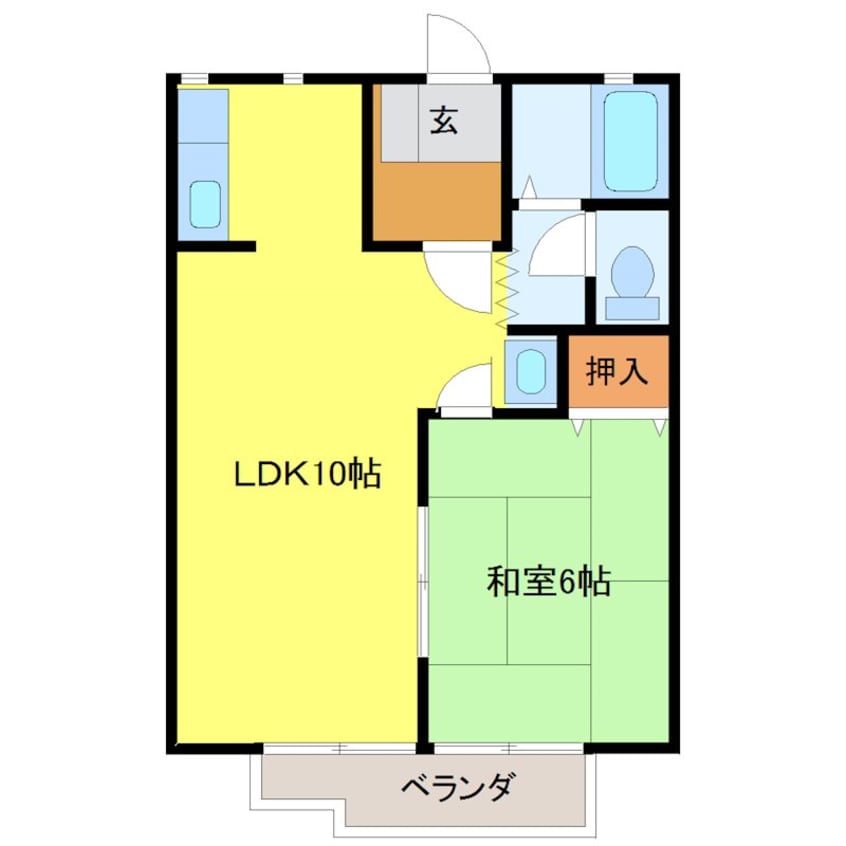 間取図 鈴木ハイツ（我孫子）