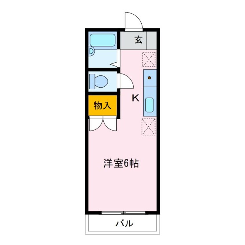 間取図 モンシェリー布佐B棟