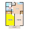 コーポ滝川 2DKの間取り