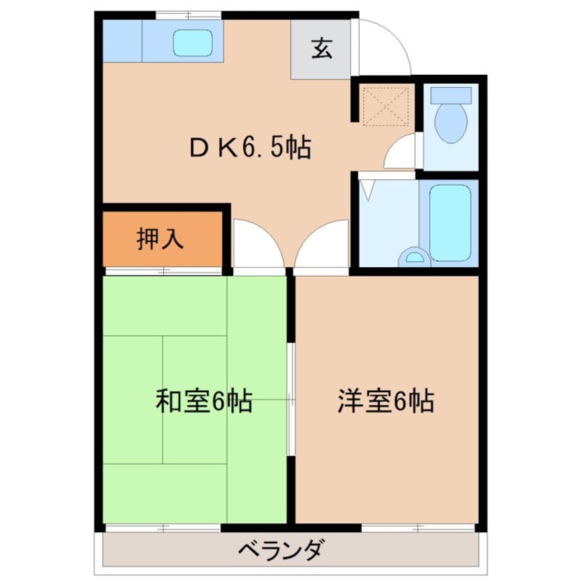 間取図 モンシェリー日秀